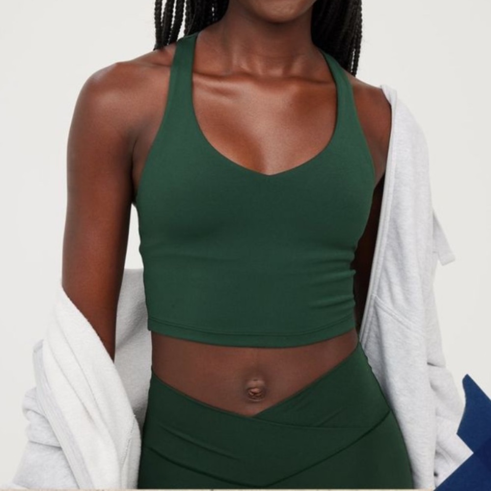 Offline by Aerie Real Me Racerback Bra + Crossover Legging Set